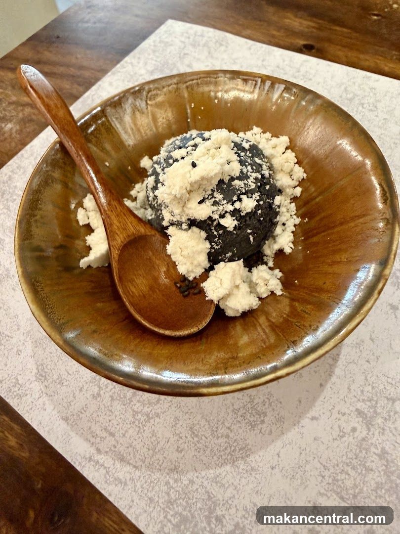 Black Sesame Ice Cream
