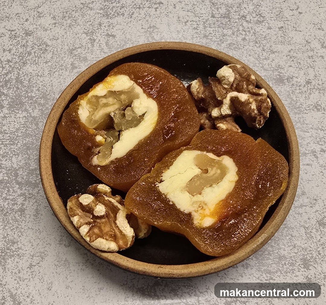 Candied Walnuts and Dried Fruit