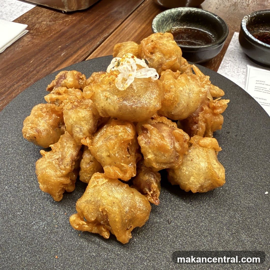 Fried Bites with Garnish
