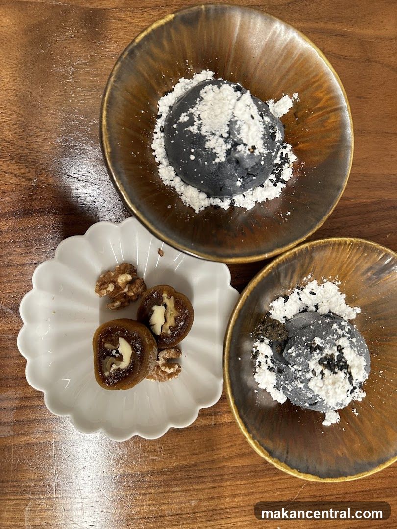 Dessert with Walnuts