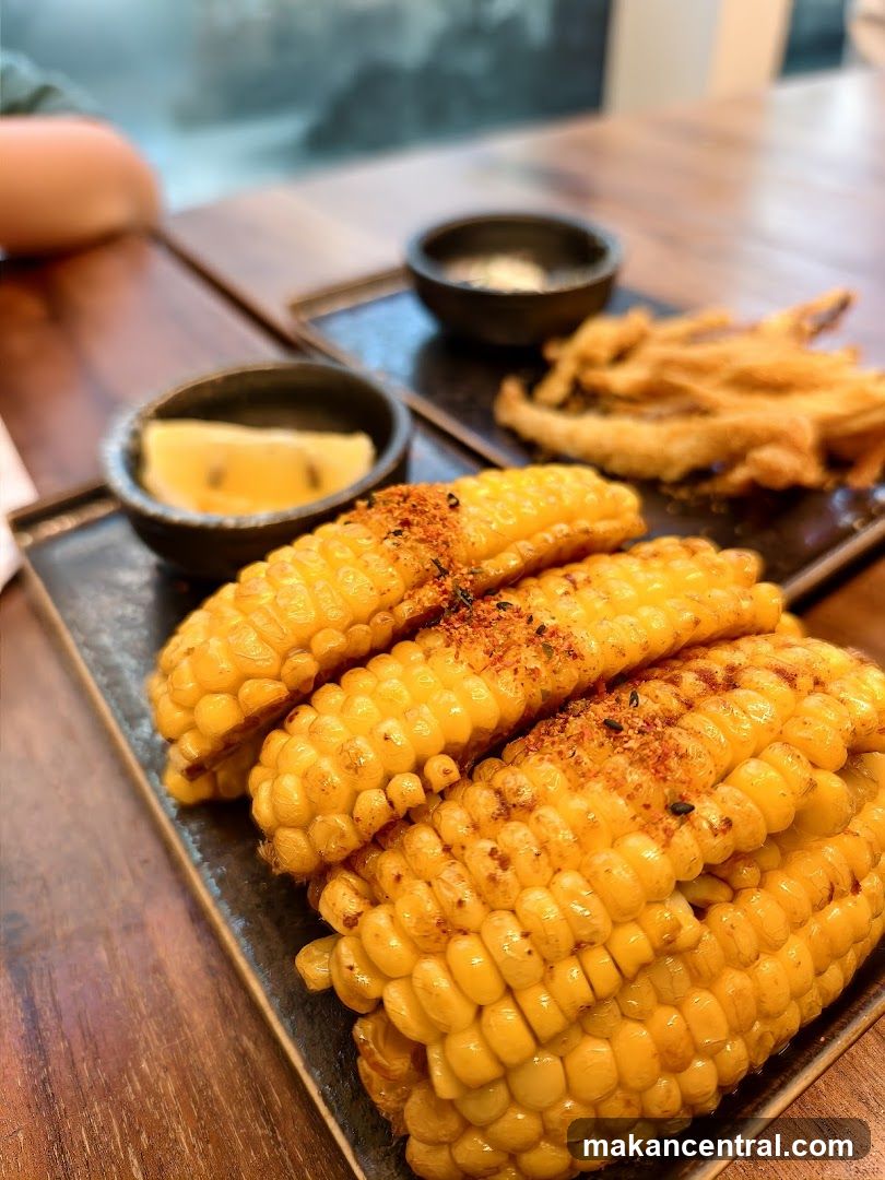 Corn on the Cob with Seasoning