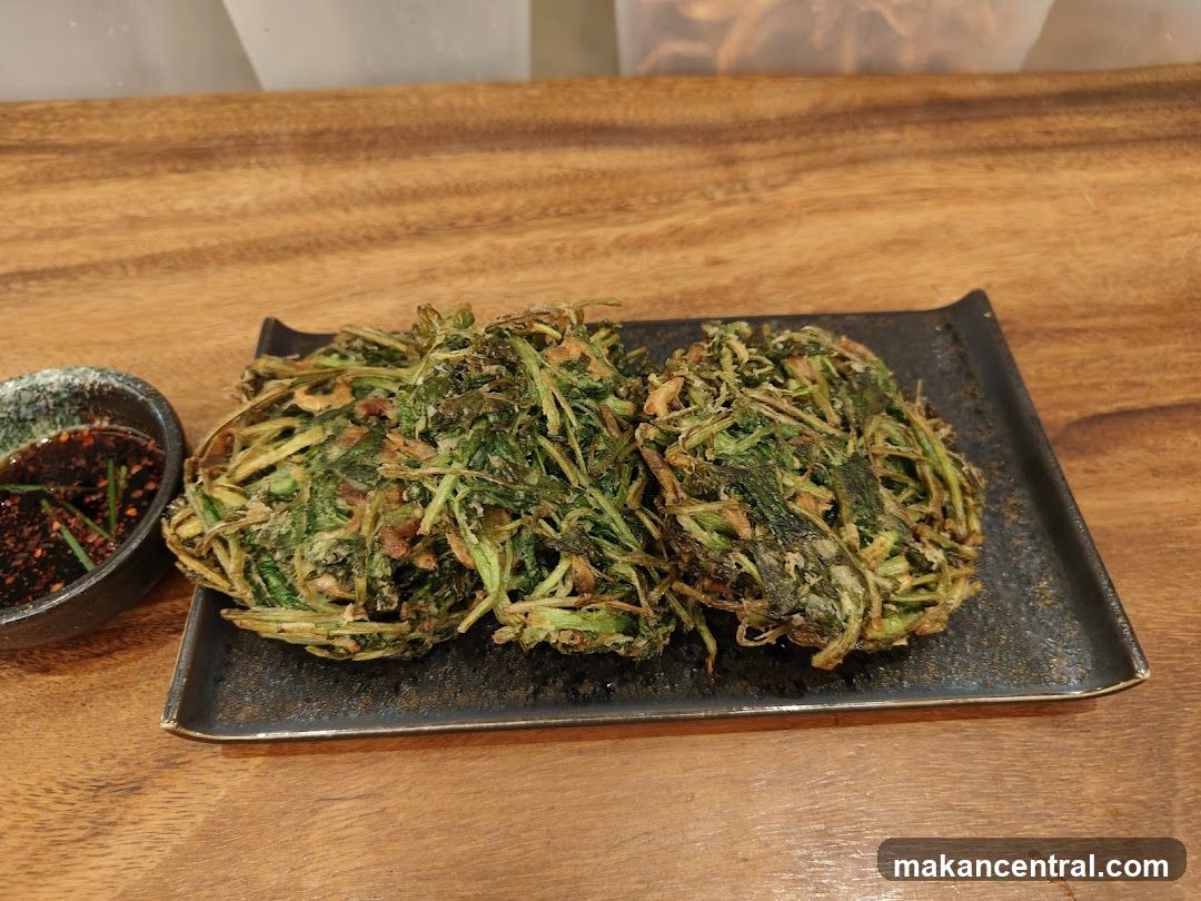 Fried Greens with Dipping Sauce