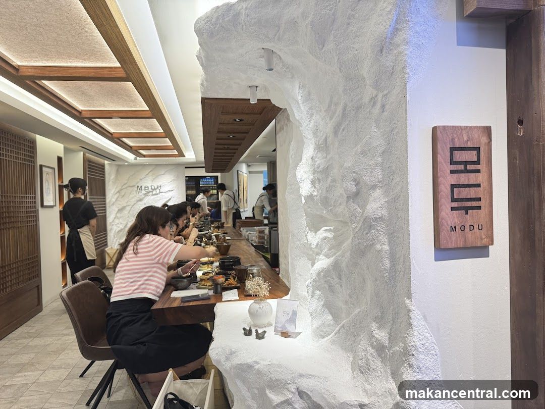 Restaurant Interior with Diners