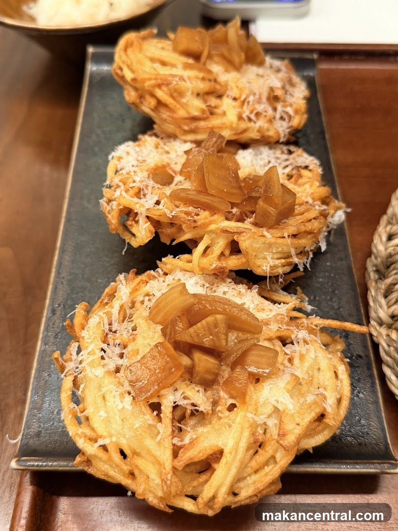Crispy Potato Nests with Toppings