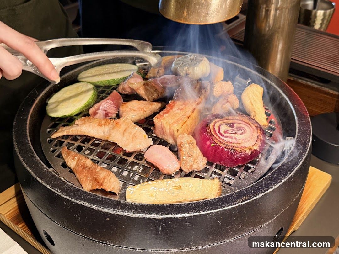 Grilling Meat and Vegetables