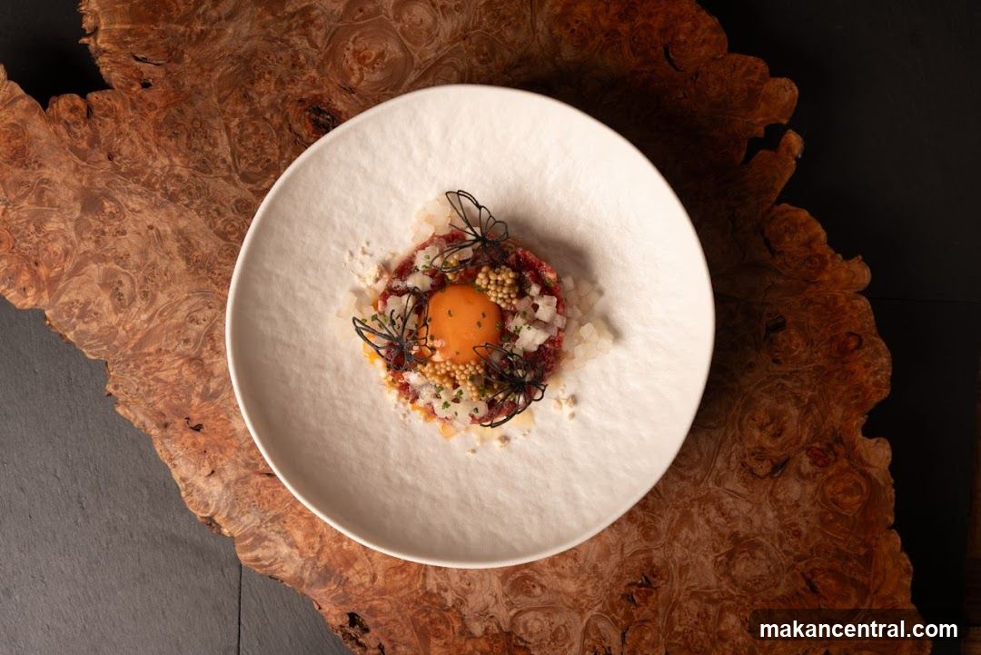 Beef Tartare with Egg Yolk