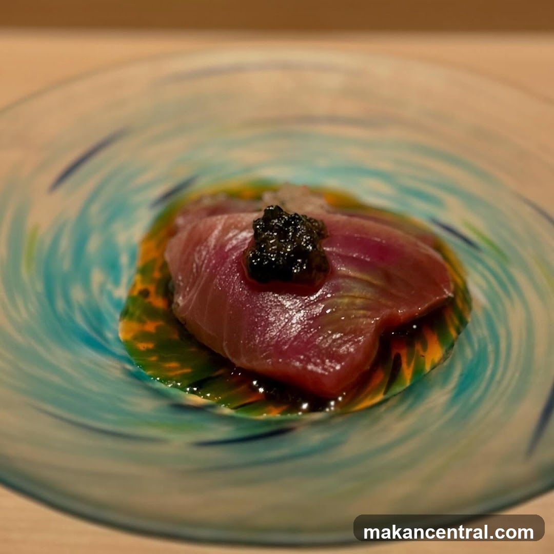 Sashimi with Caviar