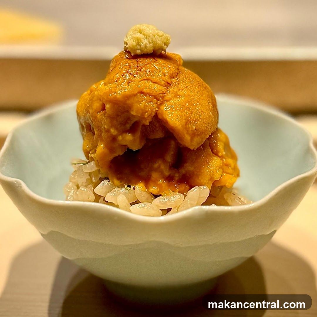 Uni and Rice Dish