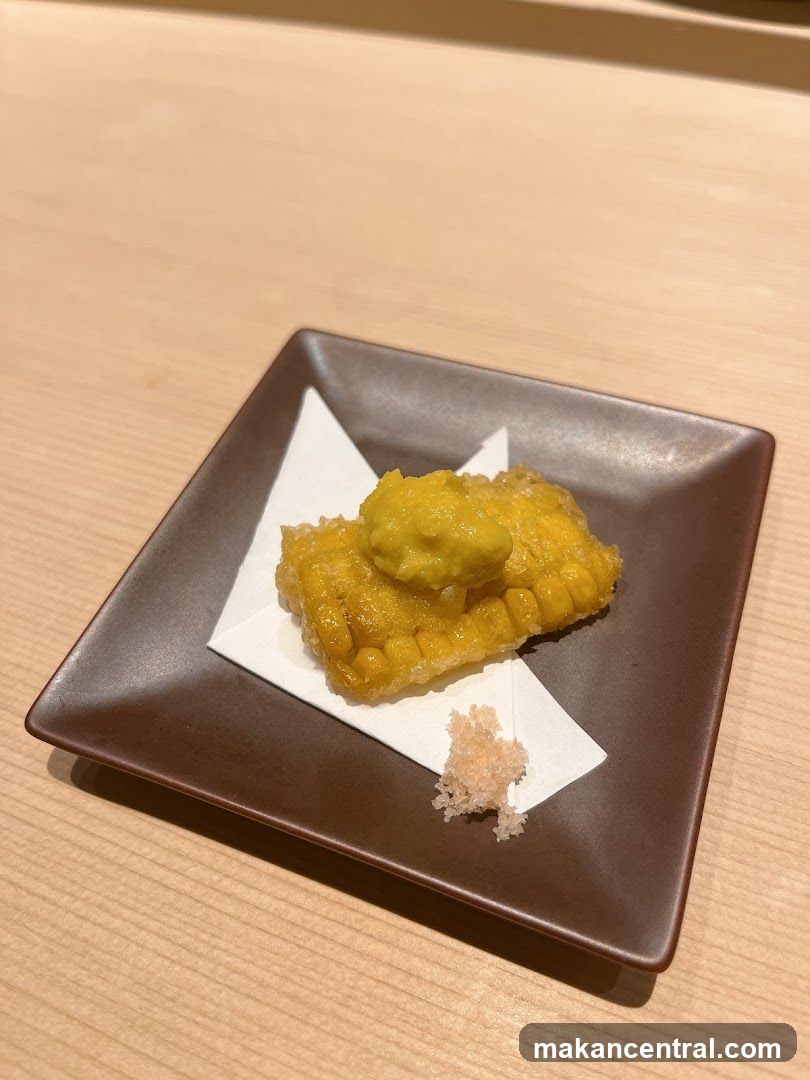 Fried Corn with Topping