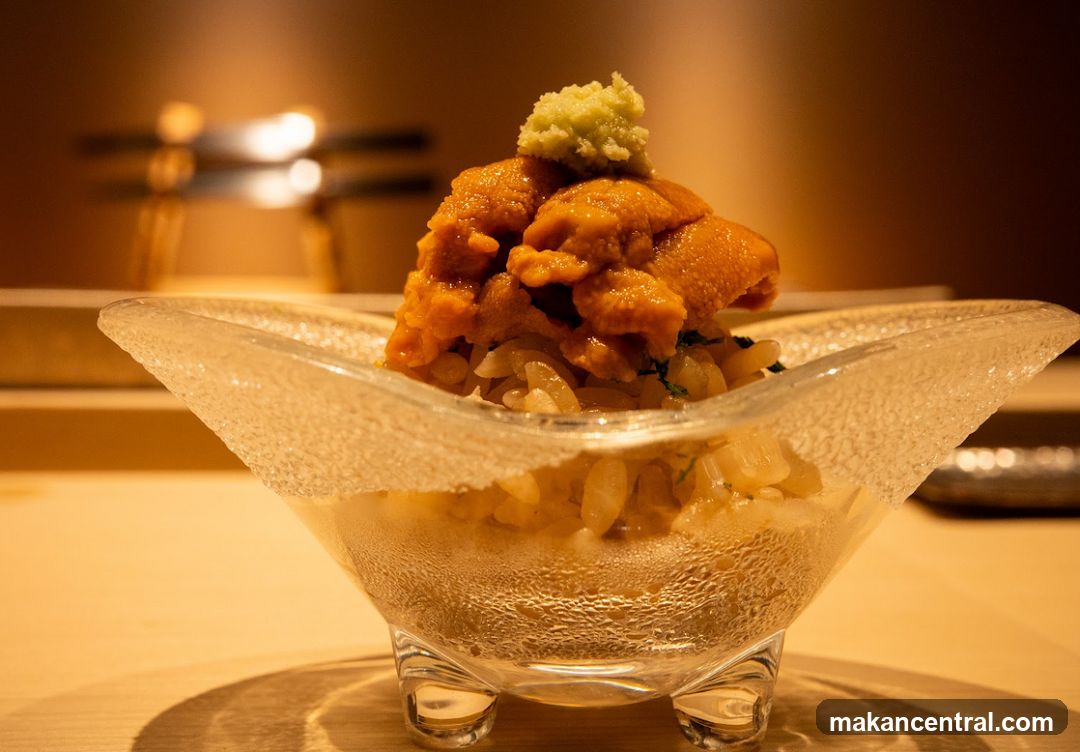 Sea Urchin and Rice Dish
