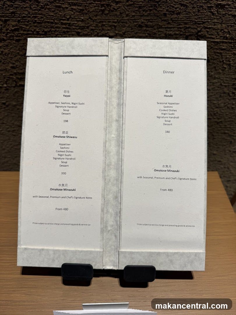 Lunch and Dinner Menu