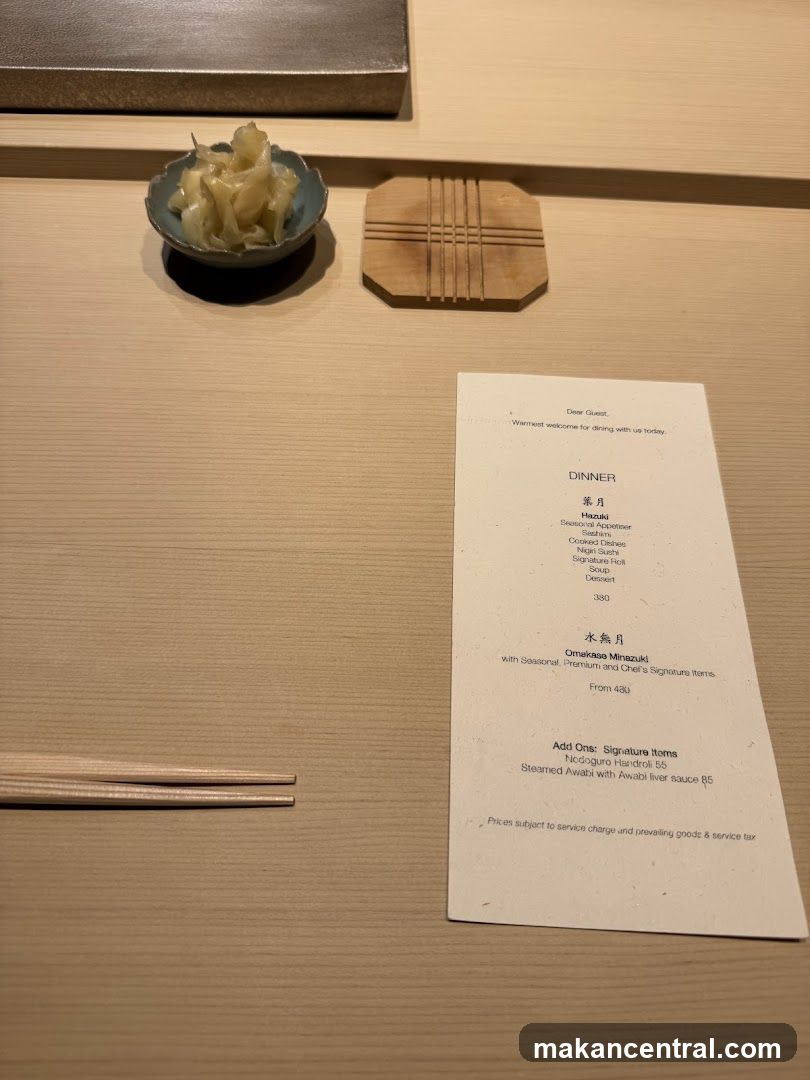 Dinner Menu