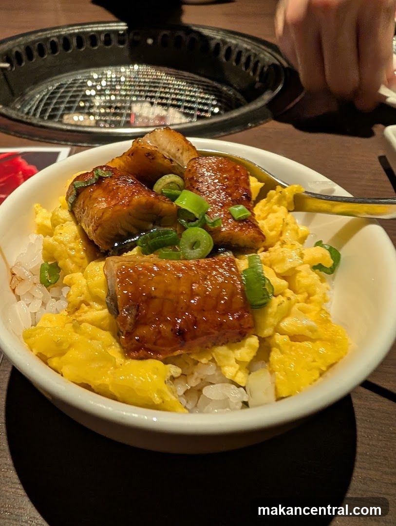 Unagi and Scrambled Egg Rice Bowl