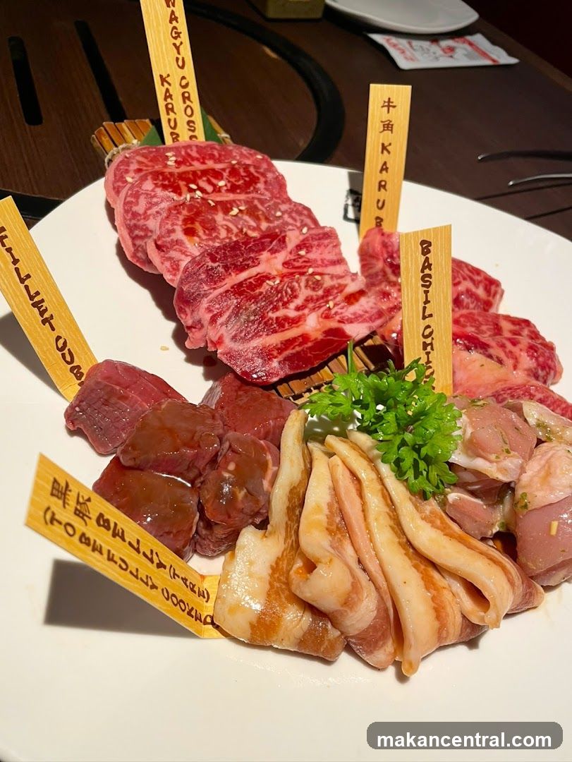 Assorted Raw Meats Platter