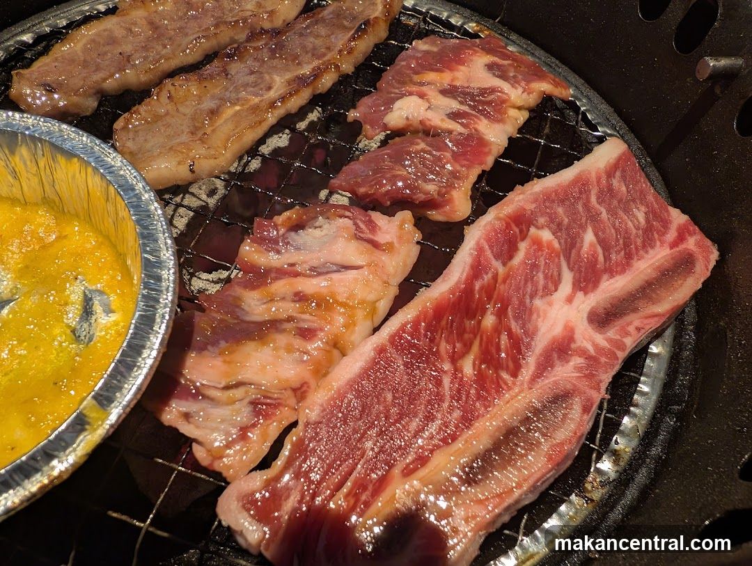 Raw Meat on Grill