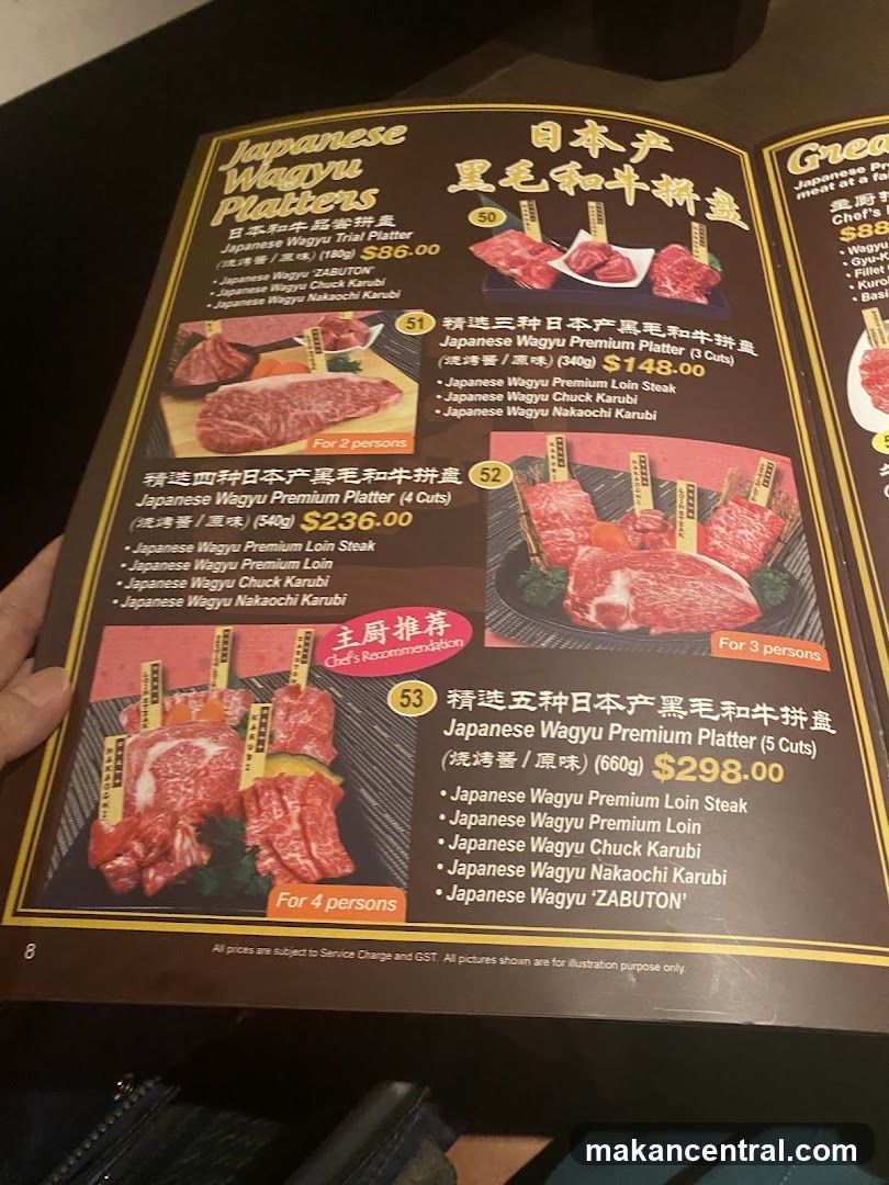 Japanese Wagyu Platters