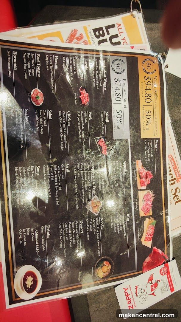 Buffet Menu