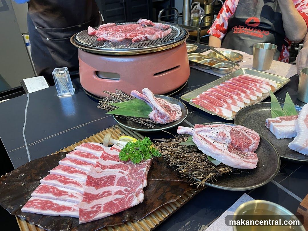 Assortment of Raw Meats for Grilling