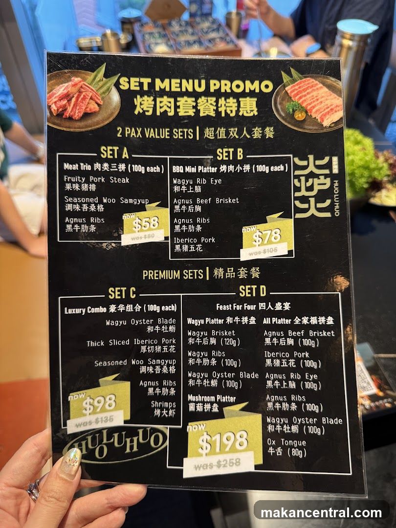 SET MENU PROMO
