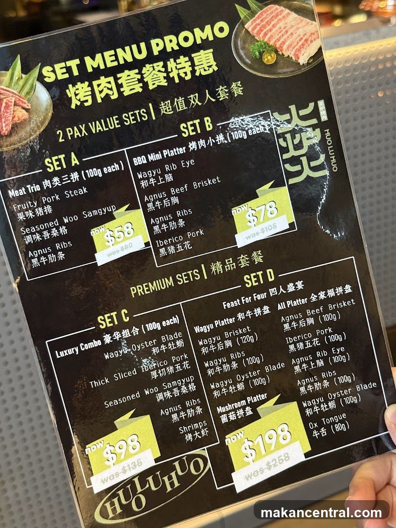 SET MENU PROMO