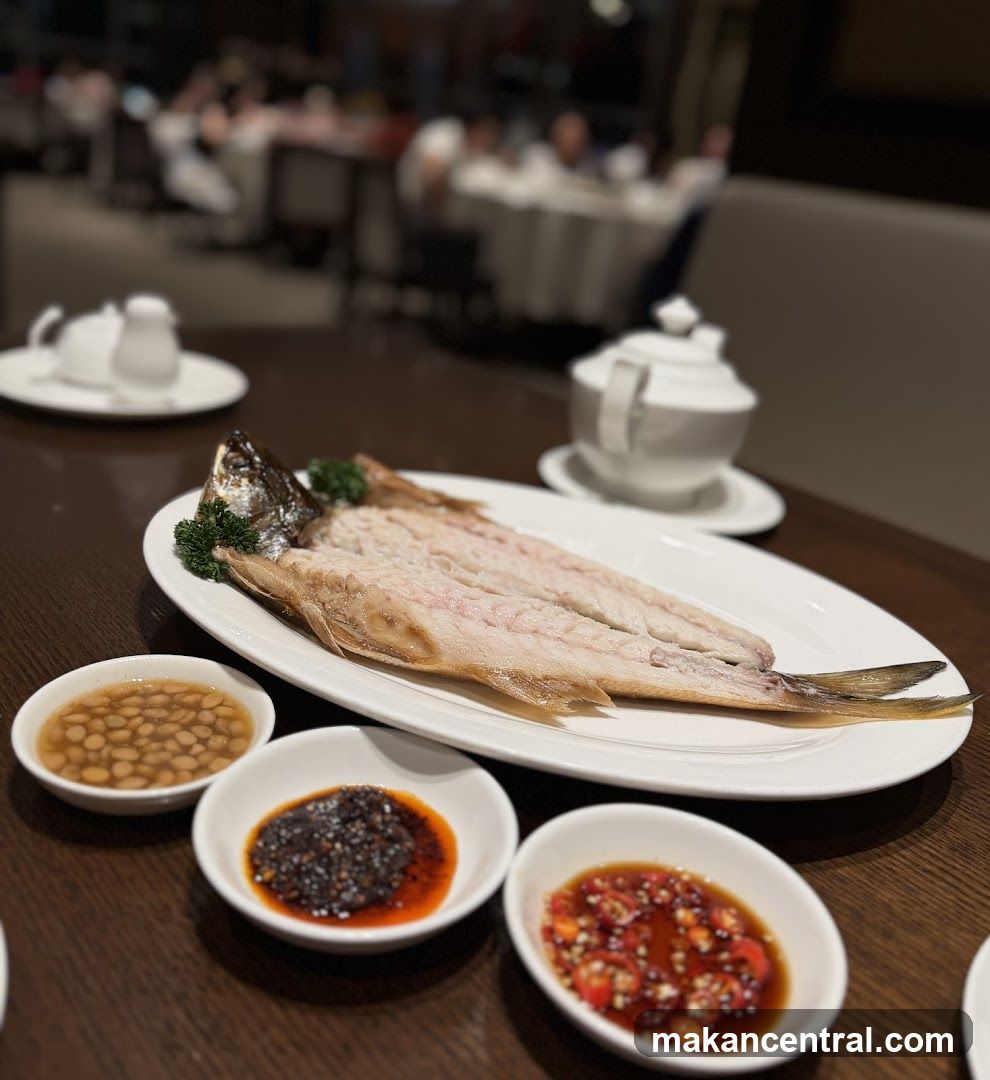 Steamed Fish with Sauces