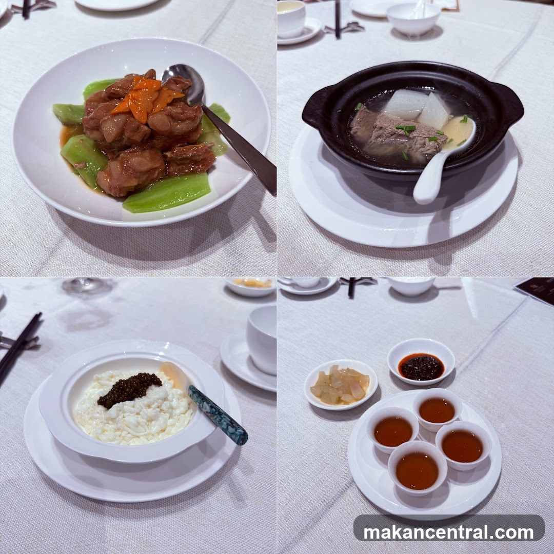 Table Setting with Various Dishes
