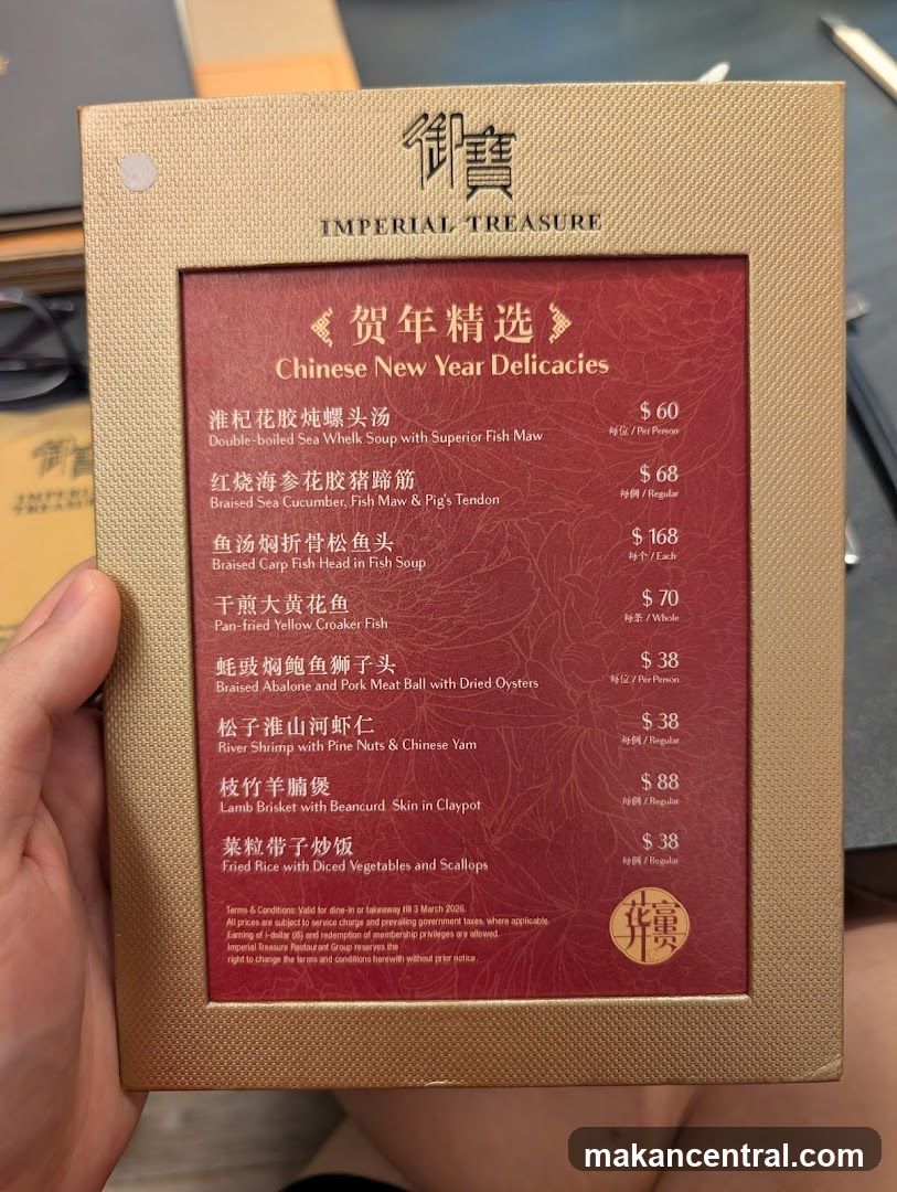 Imperial Treasure Chinese New Year Delicacies