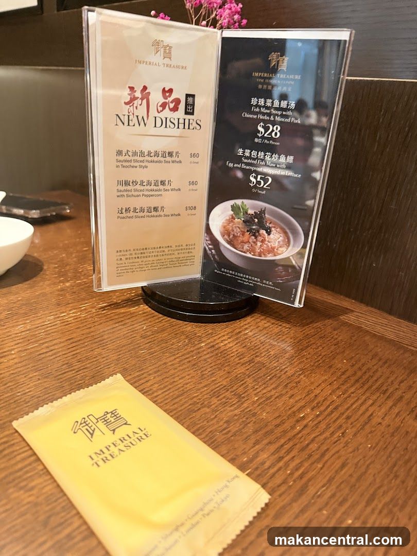 Imperial Treasure New Dishes