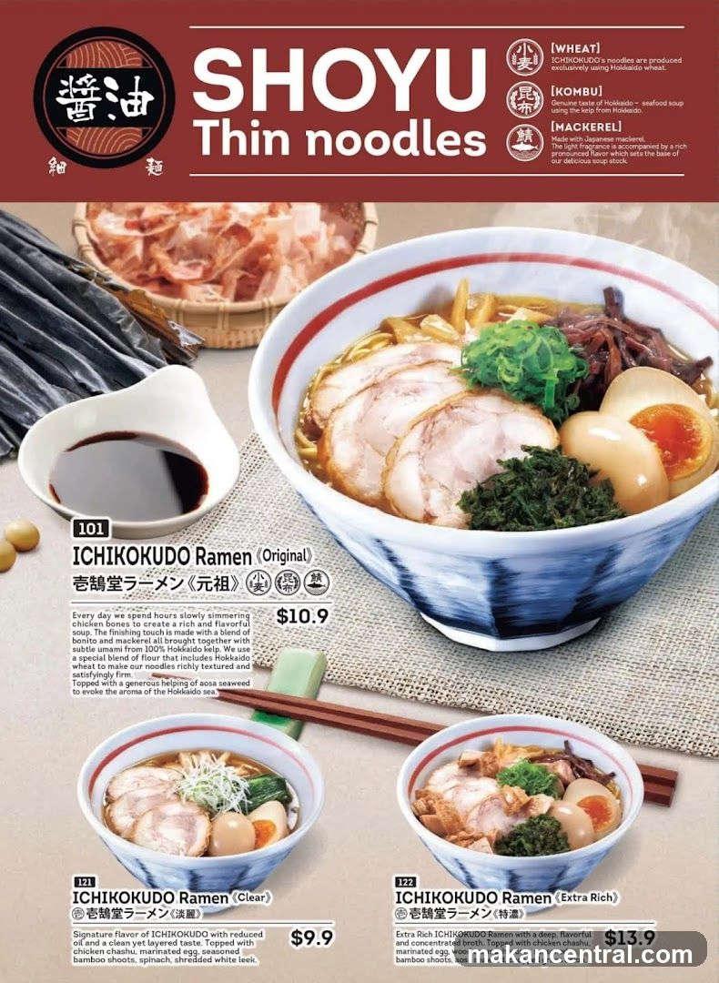 SHOYU Thin noodles