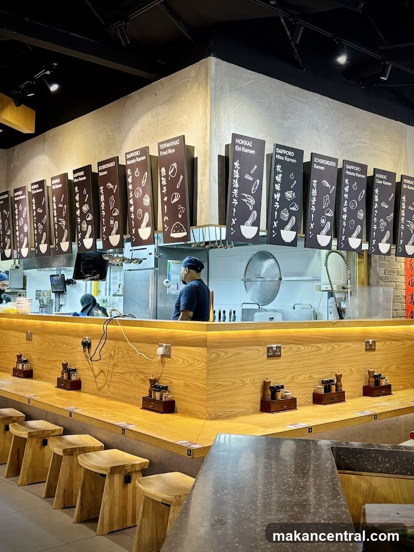 Ramen Restaurant Counter