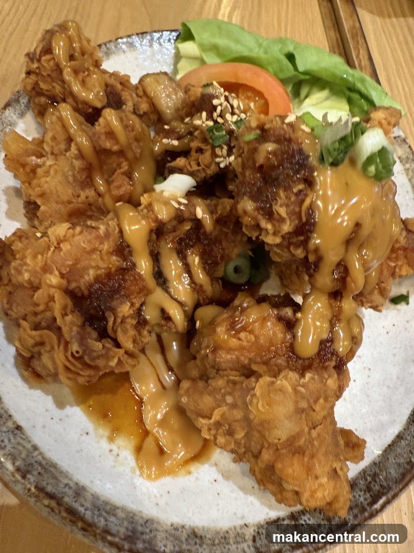 Fried Chicken with Sauce
