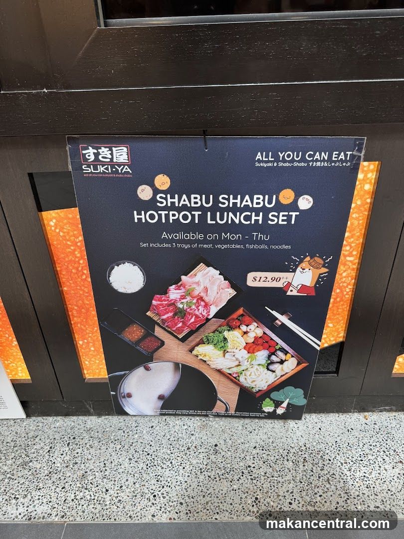 Shabu Shabu Hotpot Lunch Set