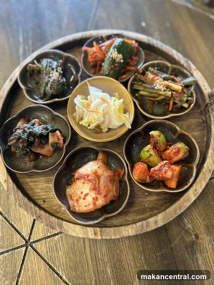 Assortment of Kimchi Dishes