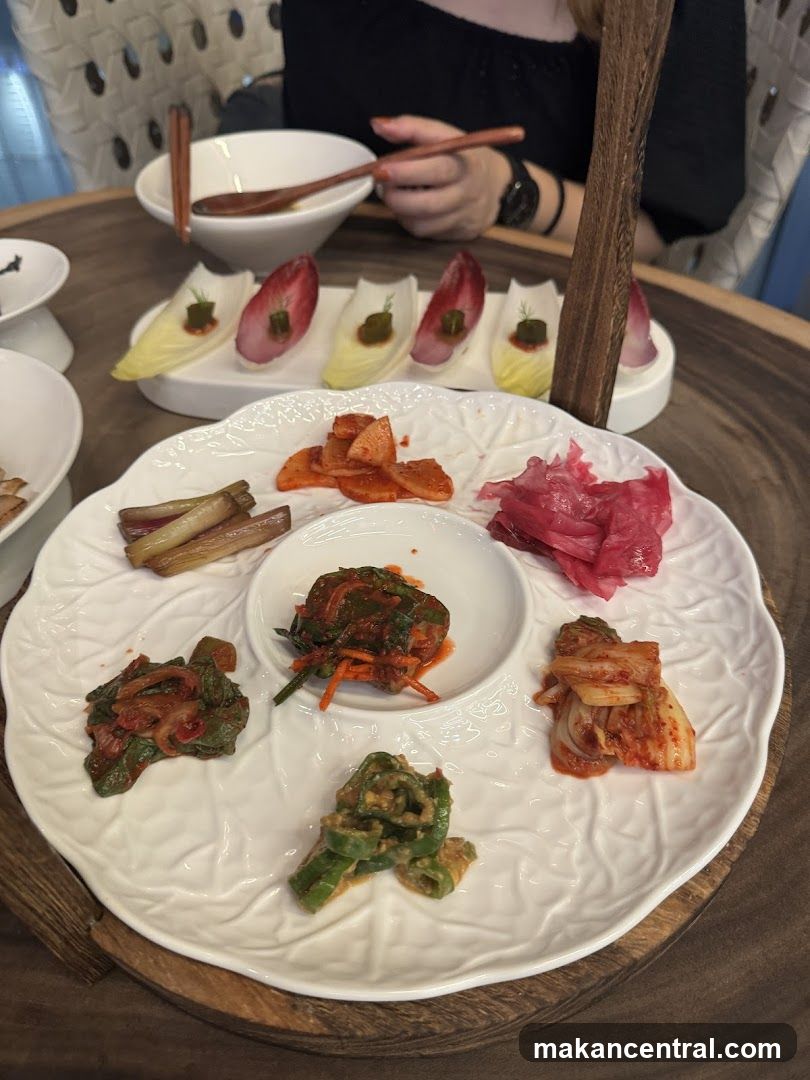 Assortment of Kimchi and Appetizers