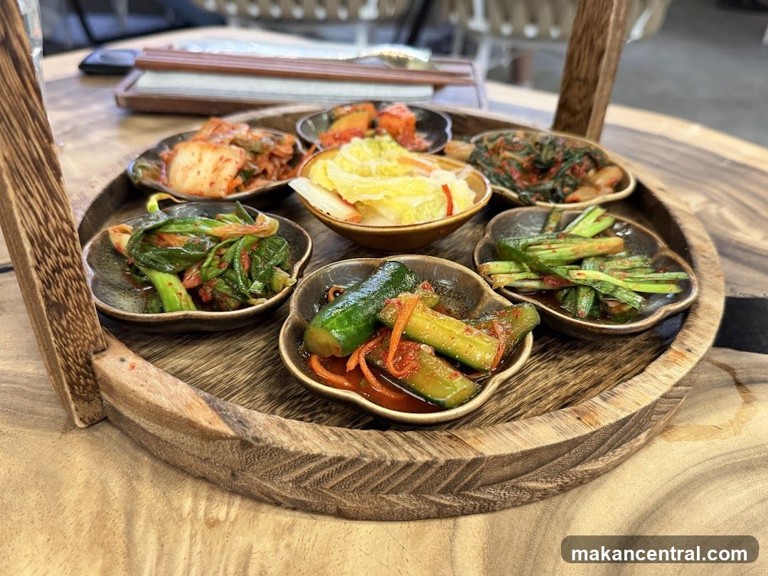 Assortment of Kimchi Dishes