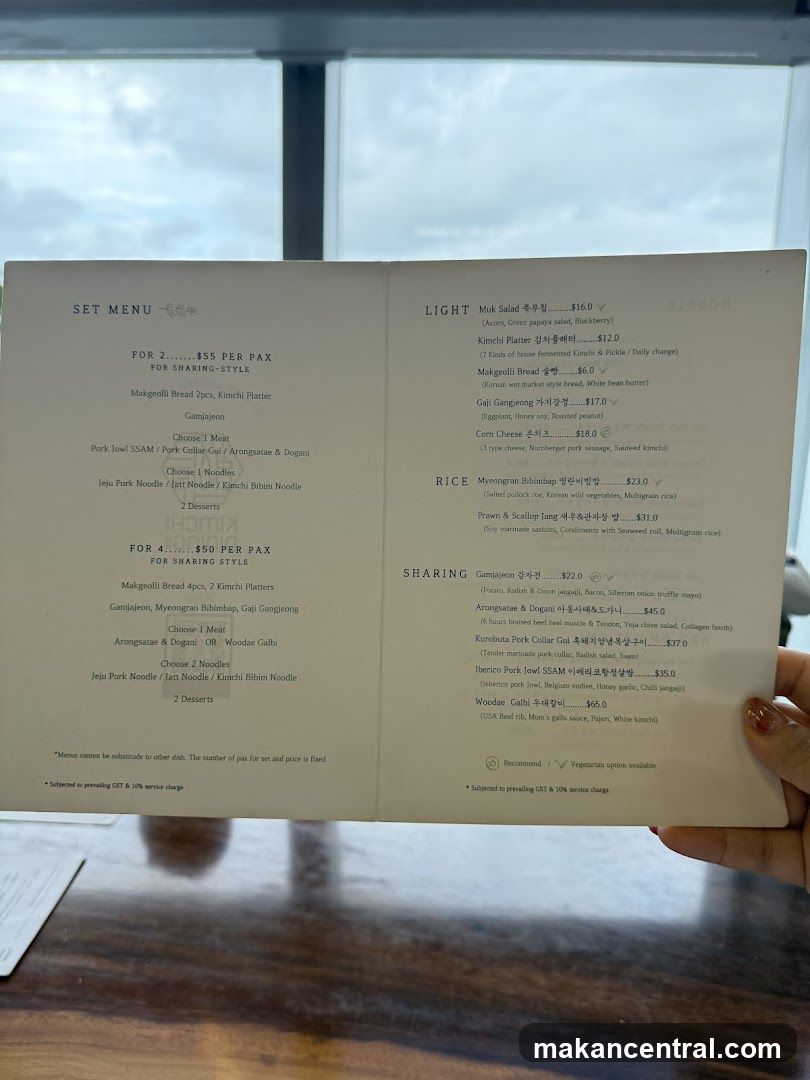 SET MENU