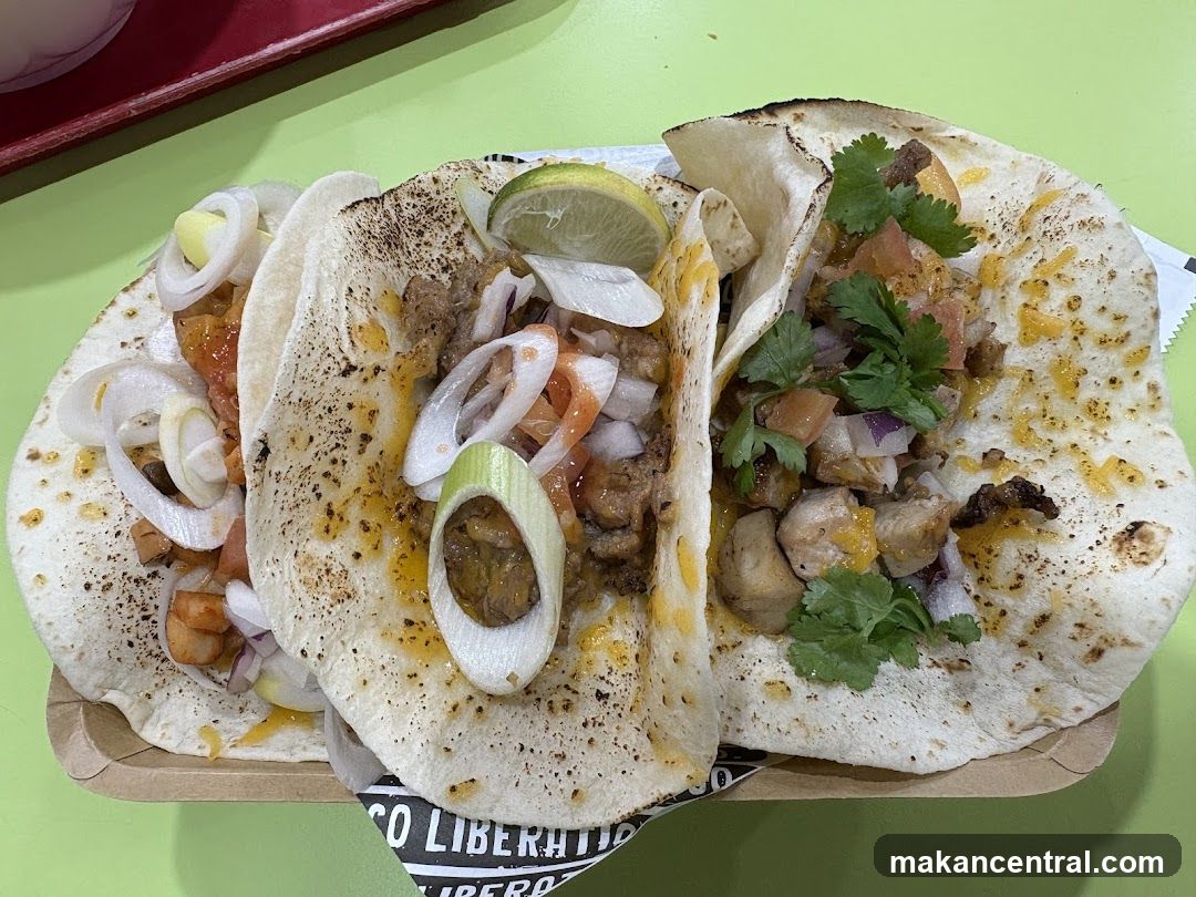 Three Tacos