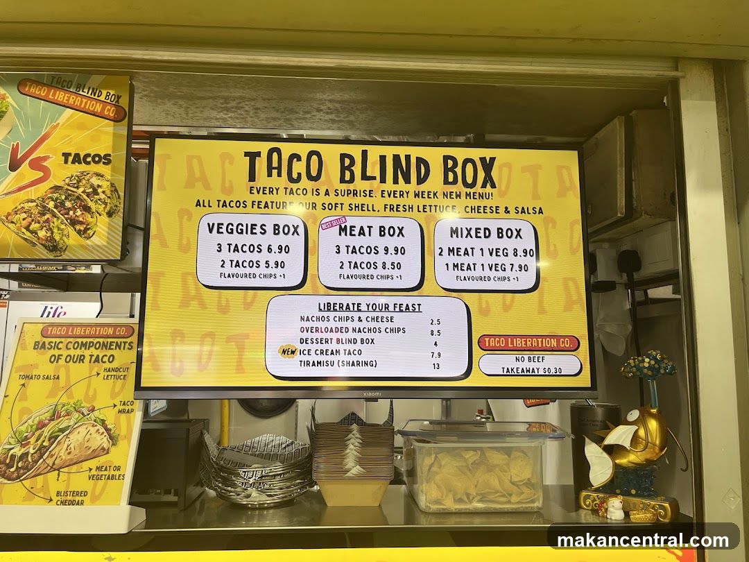 Taco Blind Box Menu