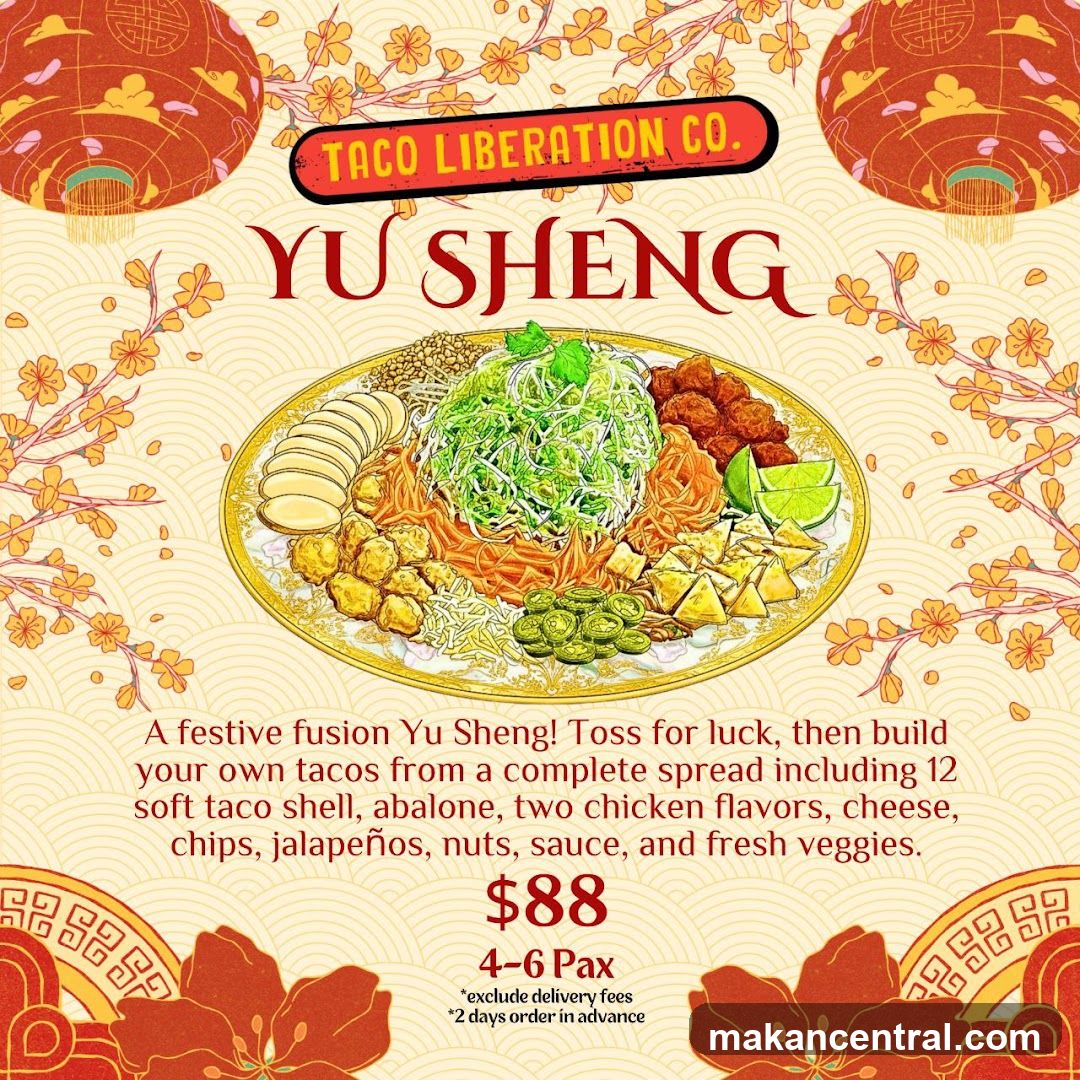 Yu Sheng Taco Spread