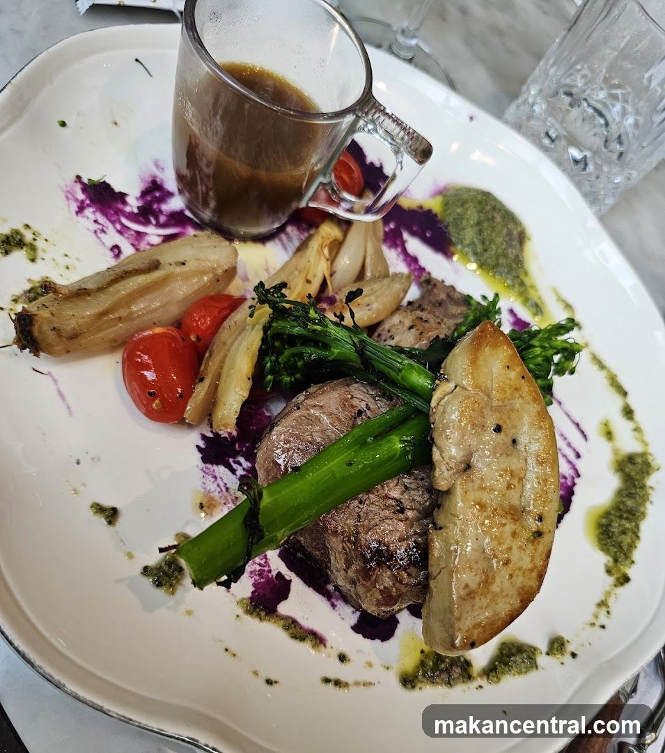 Gourmet Meal with Foie Gras