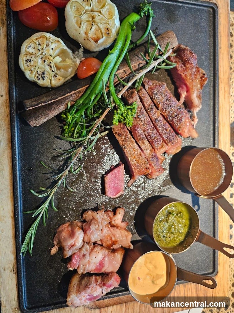 Sliced Steak Platter