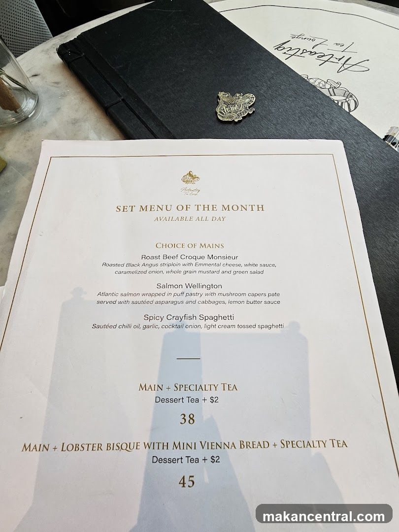 SET MENU OF THE MONTH