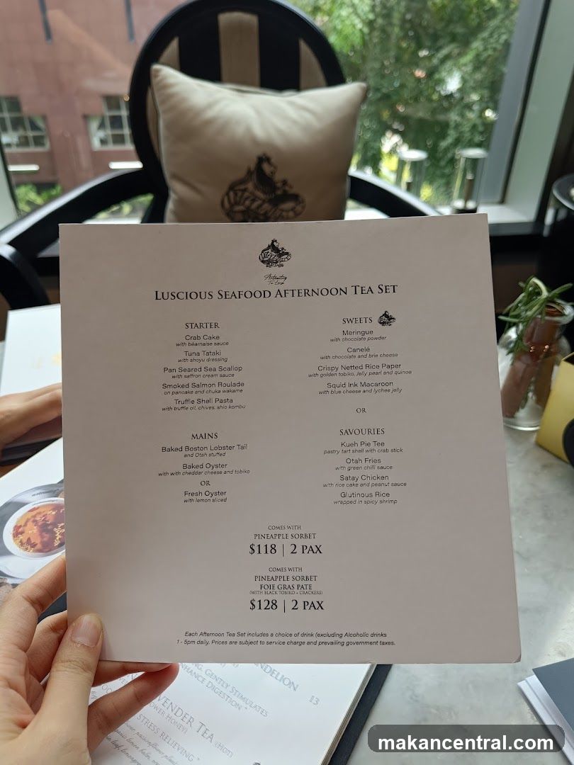 LUSCIOUS SEAFOOD AFTERNOON TEA SET