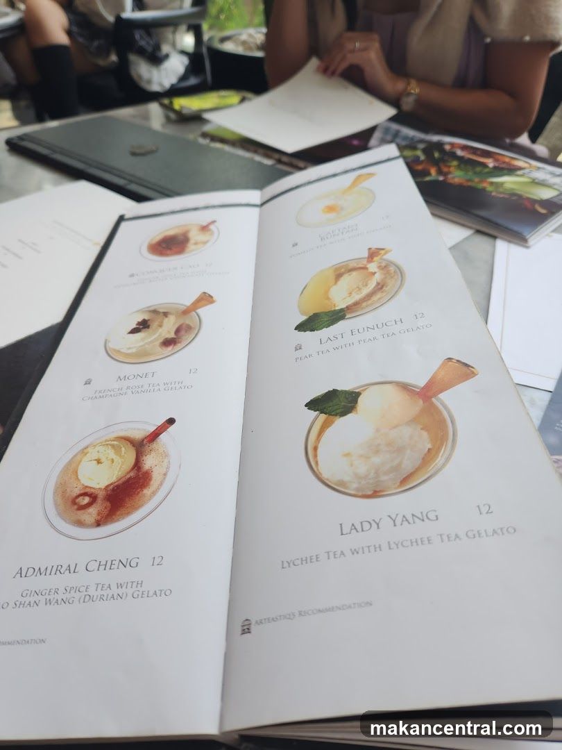 Dessert Menu