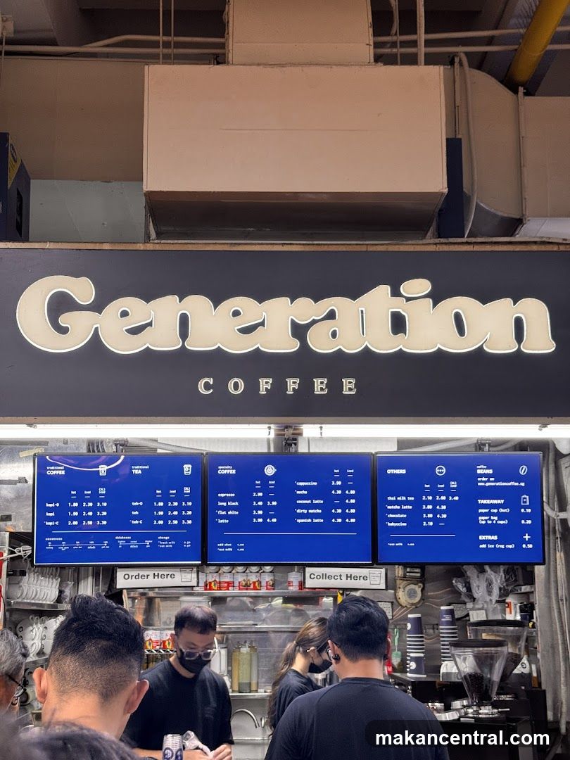 Generation Coffee Menu