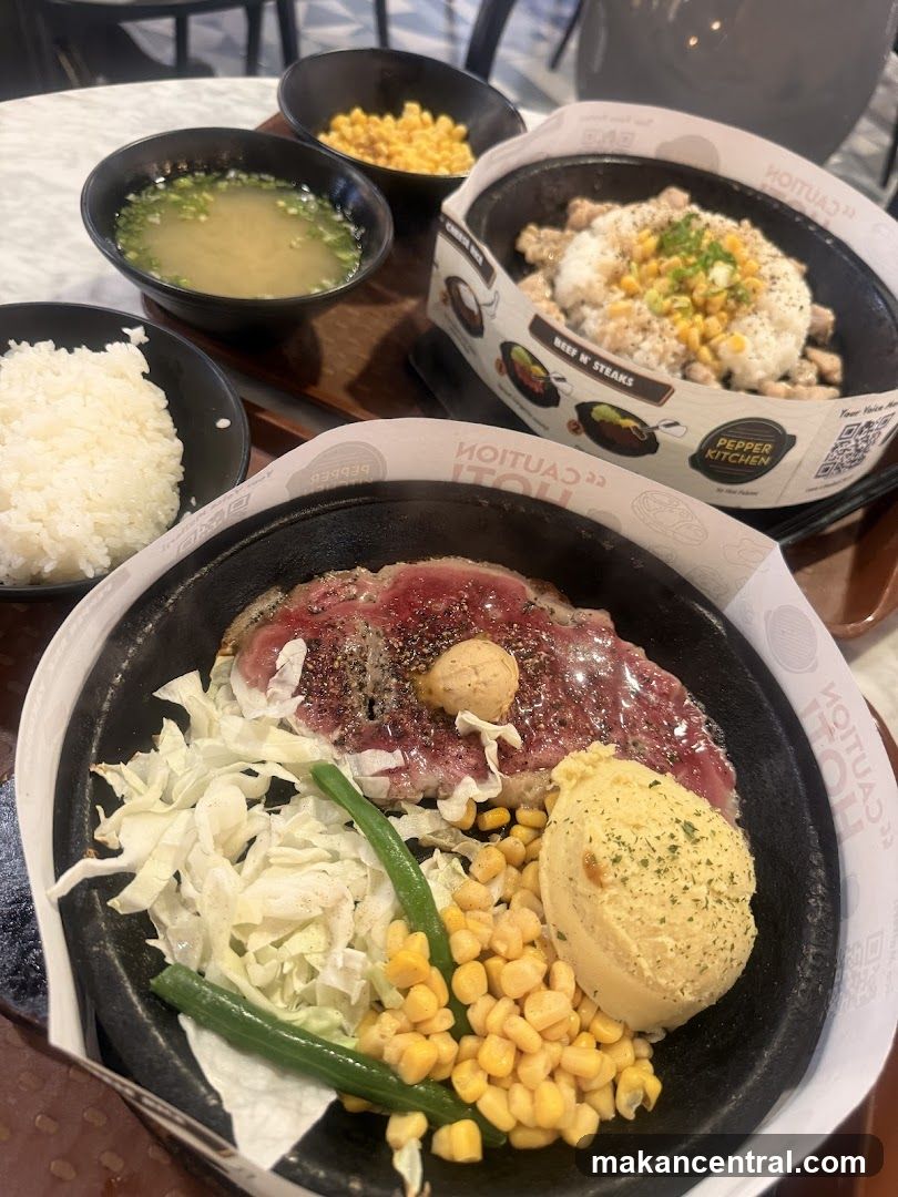 Sizzling Steak and Rice