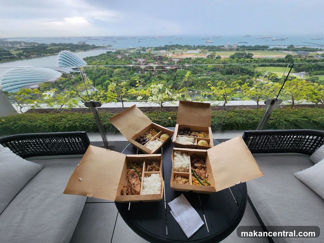 Takeaway meals with a view