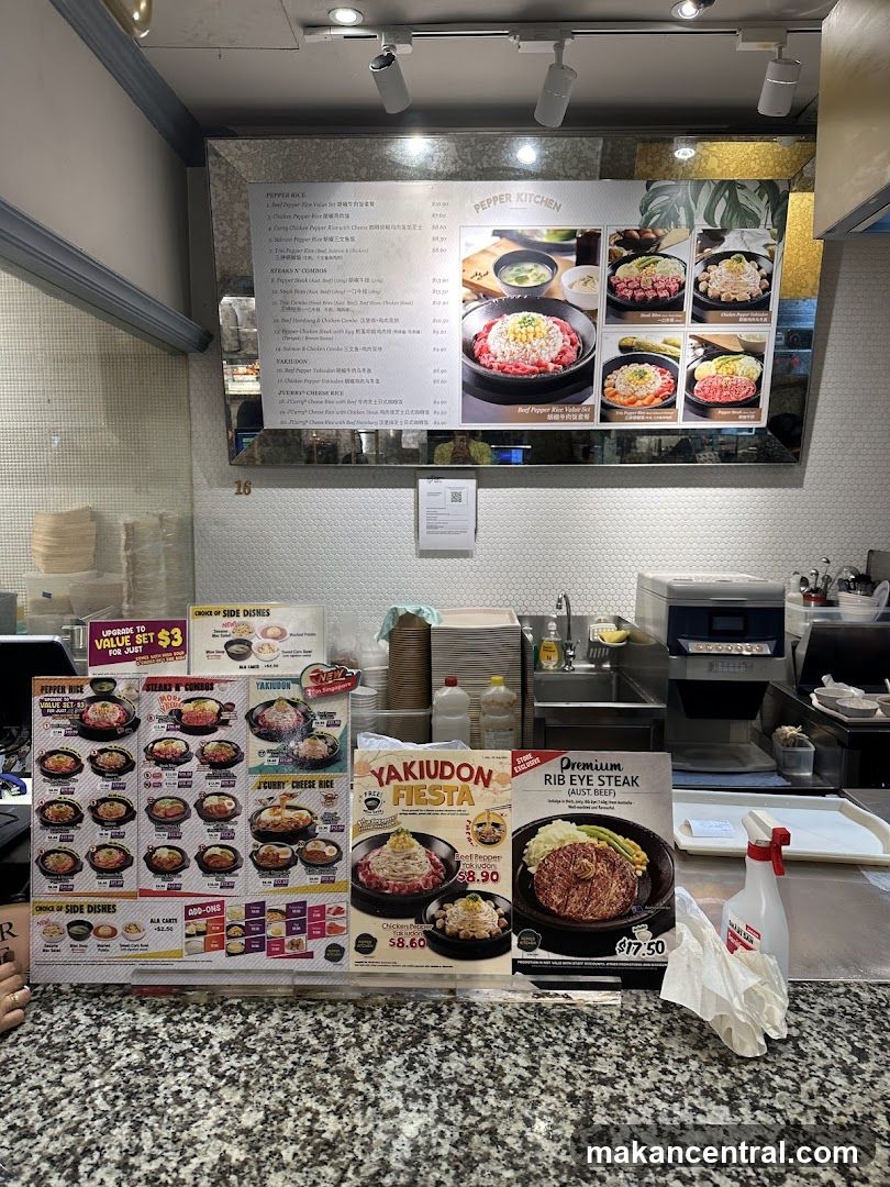 Pepper Kitchen Menu