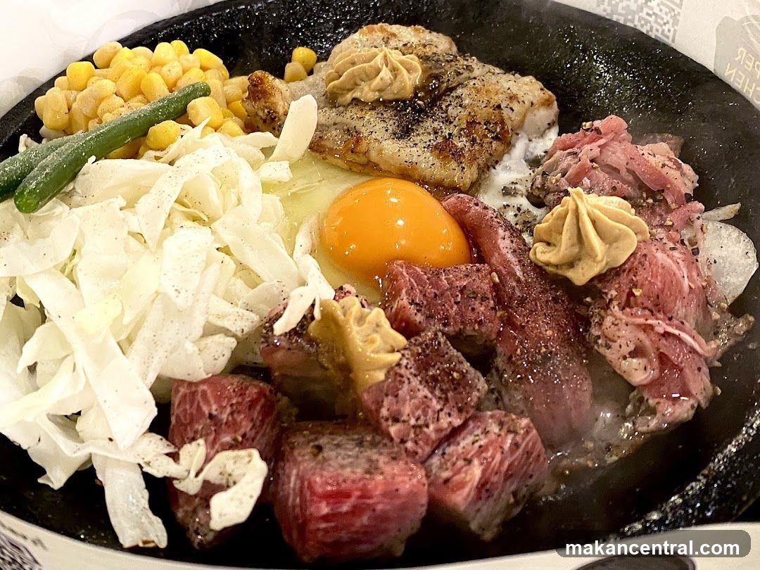 Sizzling Steak and Sides