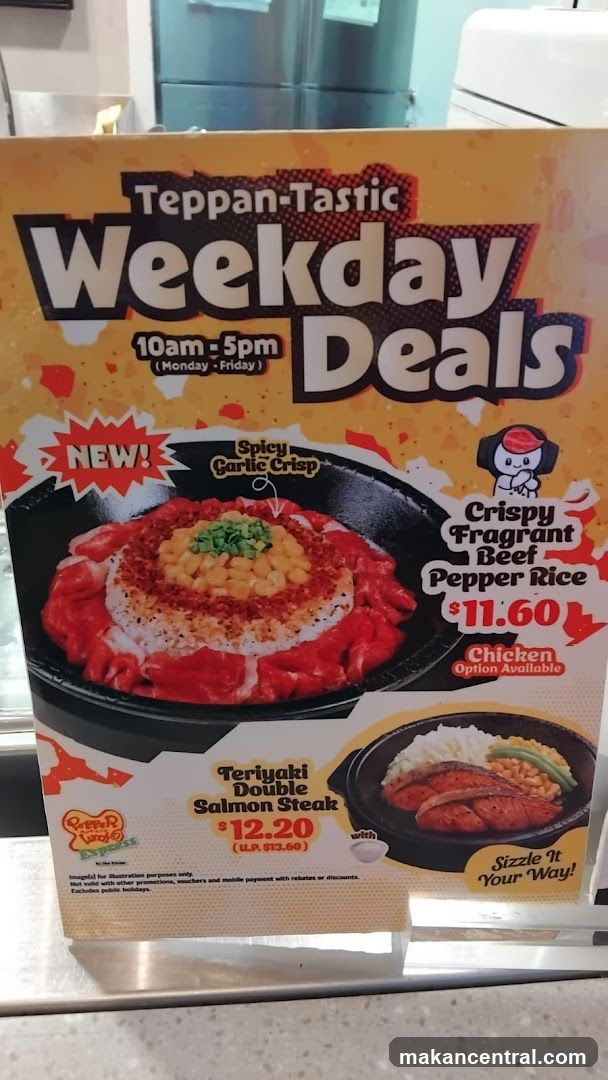 Teppan-Tastic Weekday Deals